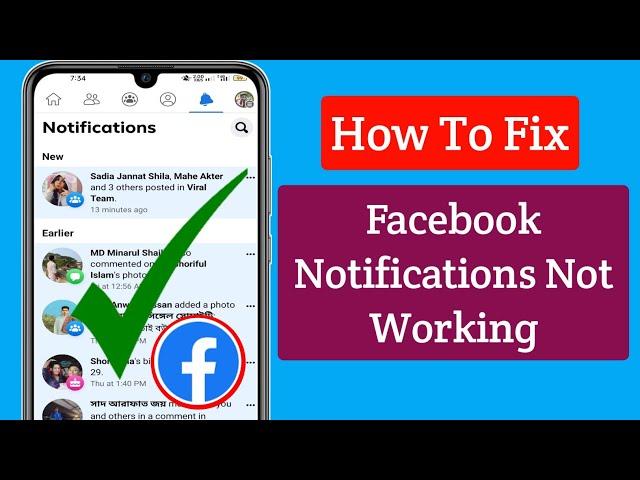 How To Fix Facebook Notifications Not Working (2023) | Fix Facebook Notifications