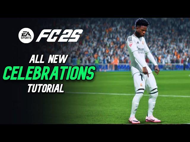 EA FC 25 | ALL NEW CELEBRATIONS TUTORIAL | Playstation & Xbox