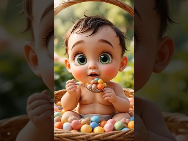 bebê comendo doces #cutebaby #cocomelon
