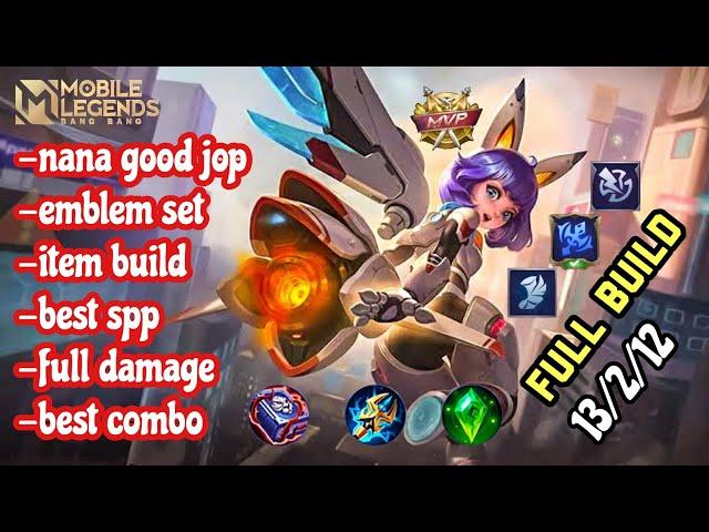 Nana emblem set - nana best build in 2021 - nana mobile legend gameplay