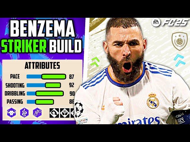 BEST POACHER PRIME BENZEMA STRIKER BUILD EA FC 25 Pro Clubs