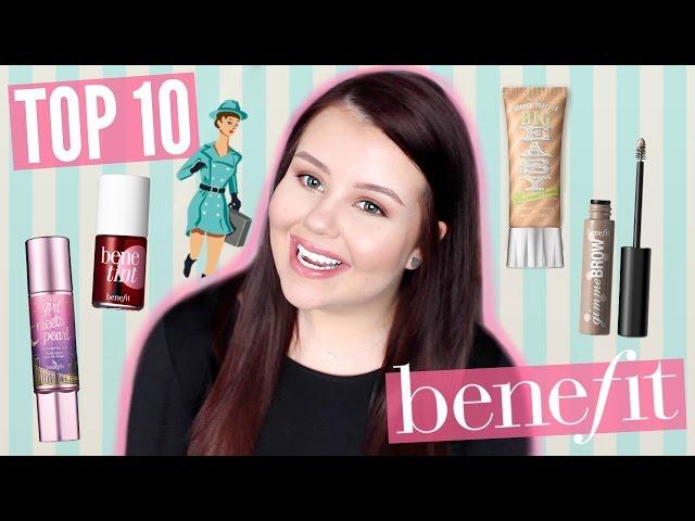 TOP 10 PRODUCTS FROM BENEFIT! | SariReanna