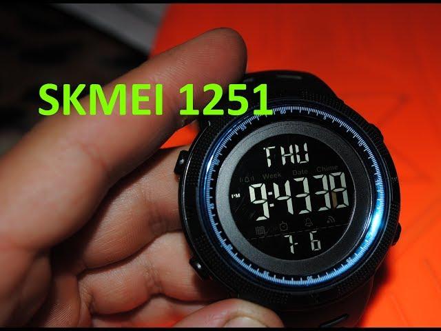 Обзор ЧАСЫ  Skmei 1251 НАСТРОЙКА