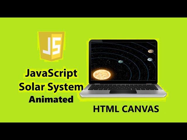 Realistic Animated Solar System | HTML Canvas and JavaScript