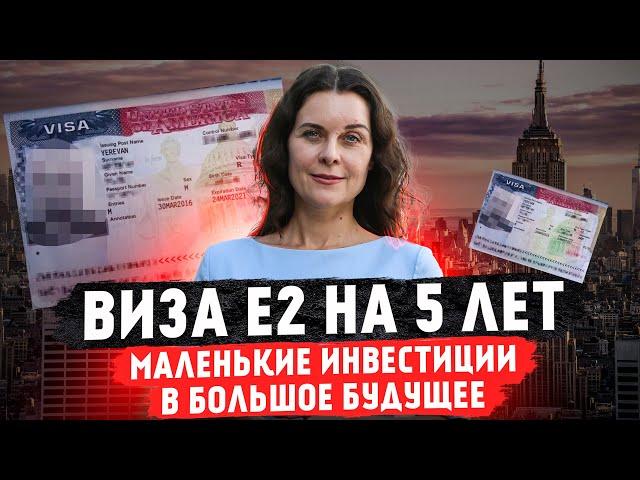 Как получить визу инвестора E2? Критерии получения визы. Иммиграция в США. Виза E2