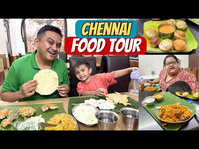 Chennai Food Tour | Local Train, Mylapore, Karpagambal Mess, Anthikadai & Flying Back to Kochi