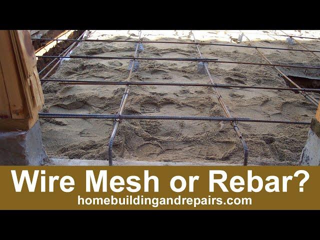 Wire Mesh For Concrete Slabs Usually Won't Work Well If Installed on Bottom