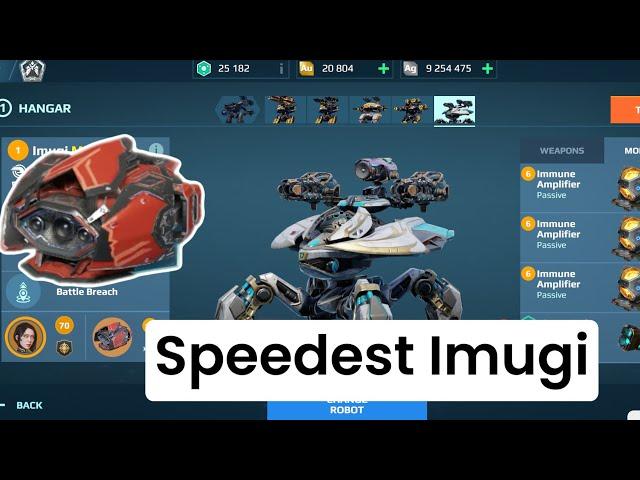 18Kill Speedest Imugi with New Drone | War Robots Gameplay