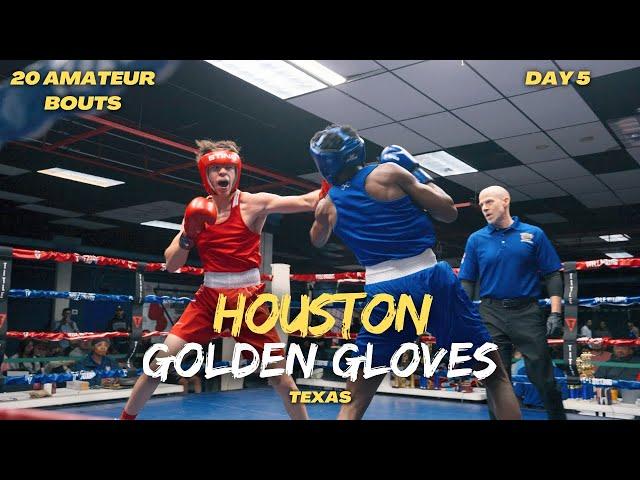 HOUSTON TX Golden Gloves 2025! Amateur Boxers Compete On Day 5!