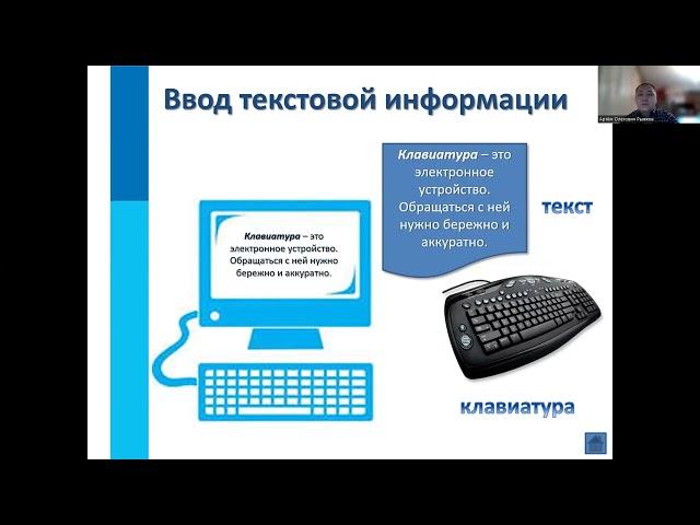 § 3. Ввод информации в память компьютера