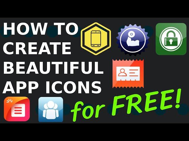 How to create beautiful app icons for free