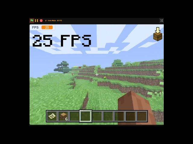 Minecraft 3D in Scratch v0.2 (Turbowarp)