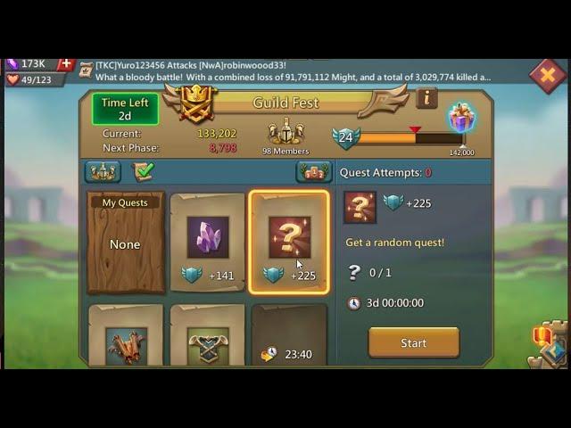 Lords Mobile - Guild fest Master Guantlet