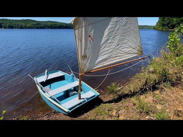 Building a Wooden Flat Bottom Boat: Part 2 Sailing Gear