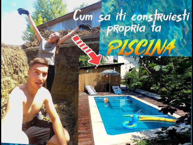 Cum sa iti faci o PISCINA fara costuri EXAGERATE! #pandemicpoolconstruction #homemadepool