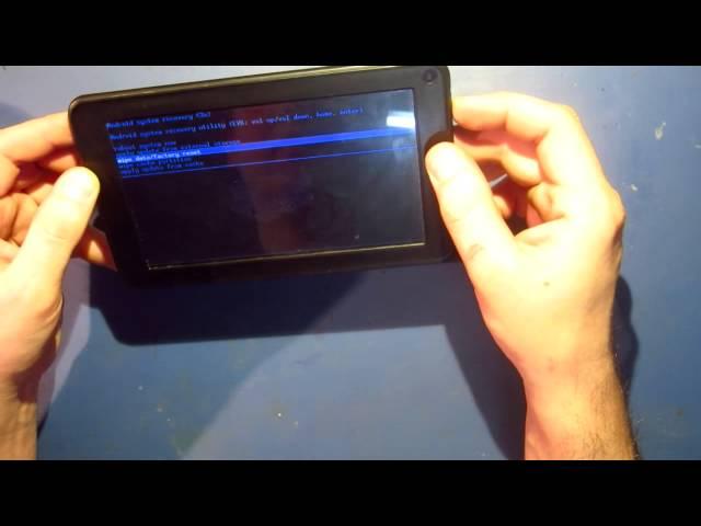 Ремонт планшета DIGMA iDm7. Сброс на заводские настройки(wipe data/factory reset)