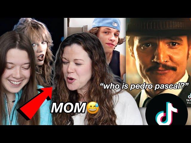 my mom reacts to my saved tiktok edits!