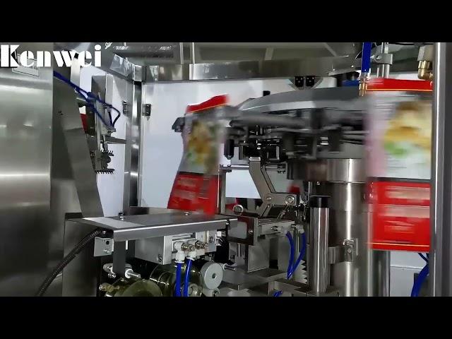 KENWEI  5 in 1 mixing 32 head multihead weigher packing machine for frozen food