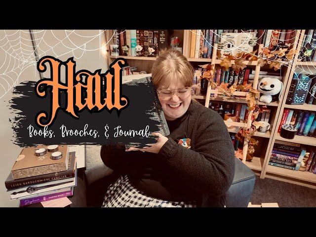 SPOOKY HAUL | Books, Brooches, & Journal