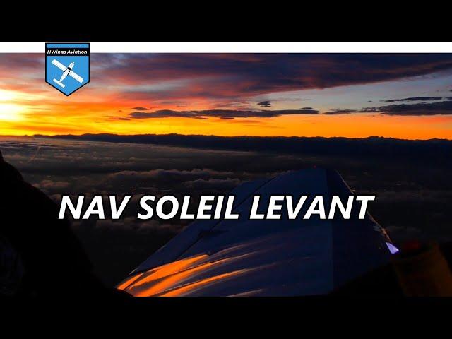 Soleil Levant : Nav en DR400