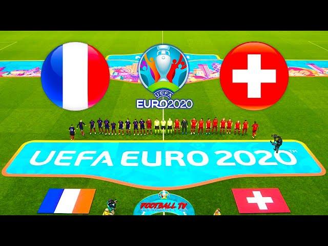 FRANCE vs SWITZERLAND - UEFA EURO 2020 - PES 2021 Gameplay PC