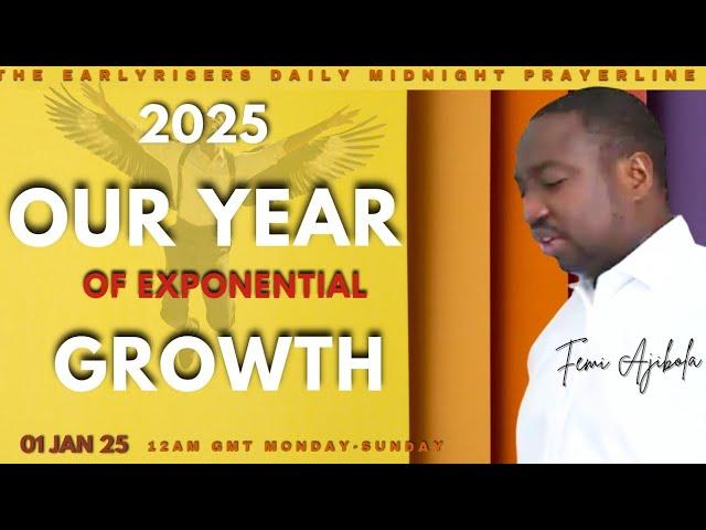 DAILY MIDNIGHT PRAYER | Receive The Power of God For Exponential Growth | 02/01/25