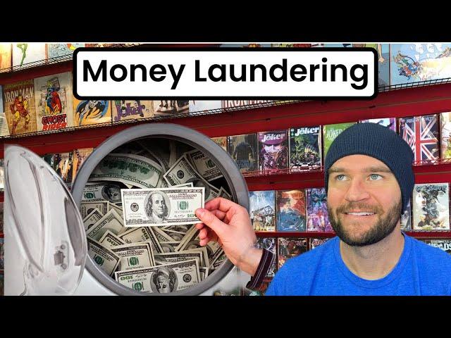 Money Laundering And Selling Comic Books