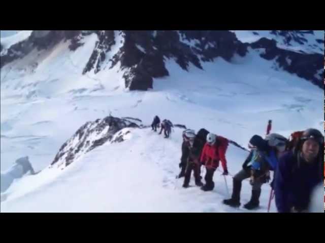 RMI Summit Climb on Mt. Rainier's Disappointment Cleaver