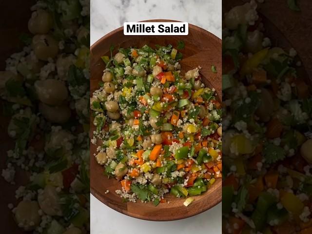 Foxtail Millet Salad #shorts #foodlovers #millet #diabetic #foxtailmillets #salad #vegetarian
