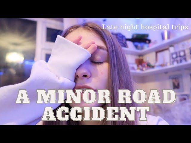 a small road accident which leads into another hospital visit... || Teen Mum Vlog