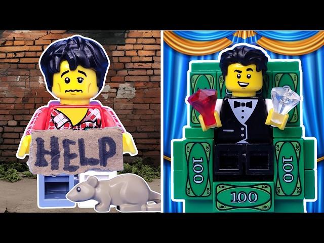 From Homeless to Millionaire in Lego....