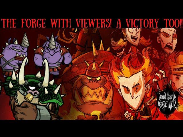 Cheesing The Swineclops! RE-FORGE EVENT VICTORY! [Don't Starve Together] [Twitch Livestream] [MOD]