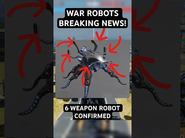Leaked robot DAGON confirmed to have 6 weapons! #warrobots #warrobotsleaks #shorts #wr #gaming