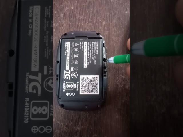 how to reset your Wi-Fi dongle password