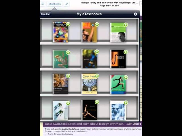 CengageBrain eReader on Ipad Overview