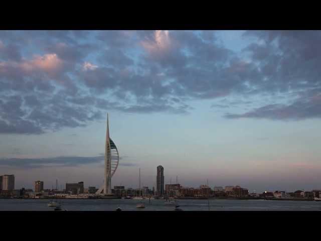 Sunset of Portsmouth, UK