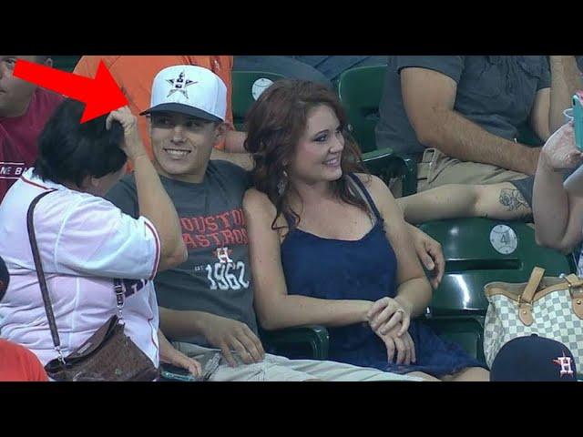 MLB Crazy Kiss Cam Moments