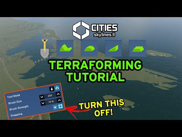 How To Use NEW Landscaping Tools In Cities 2 | Basics Tutorial