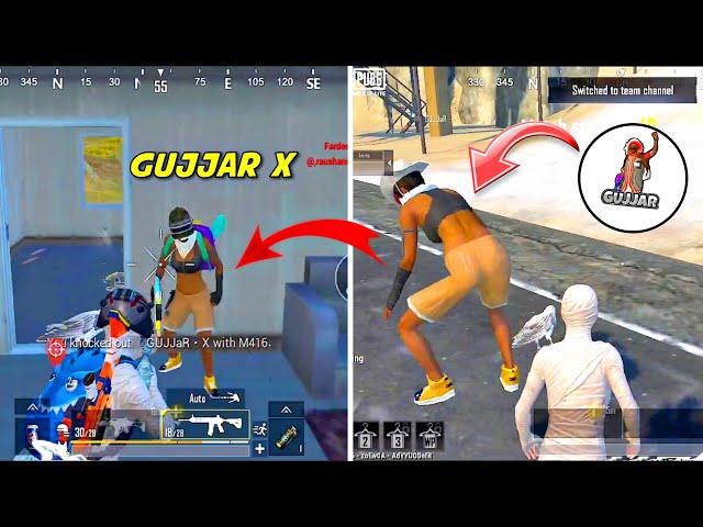 @GujjarXyt vs FMG Gaming FULL INTENSE FIGHT ON LIVE STREAM  - PUBG MOBILE LITE