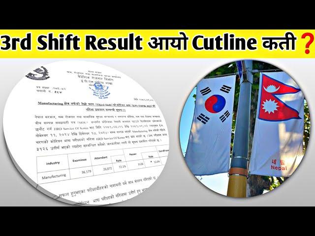 3rd Shift Results Published || Eps Result Check 2025 || How To check Korean language Result || Eps