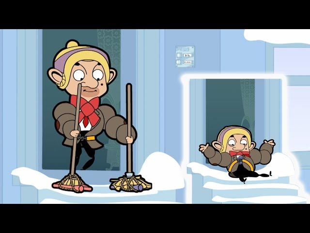 An Icy Slip For Mr Bean | Mr Bean Animated | Clip Compilation | Mr Bean World