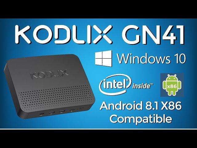 OMG!!! KODLIX GN41 Intel Windows 10 Mini PC -  Dual Boot Android 8.1 X86 Super TV Box Destroyer