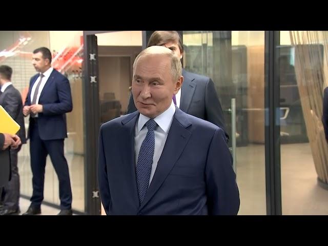 Владимир Путин открыл уникальный индустриальный парк «Руднево»