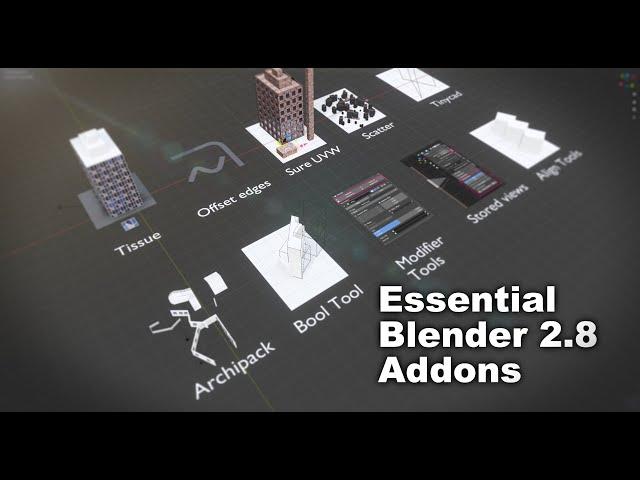 10 essential addons for architectural design that come with Blender 2.81+