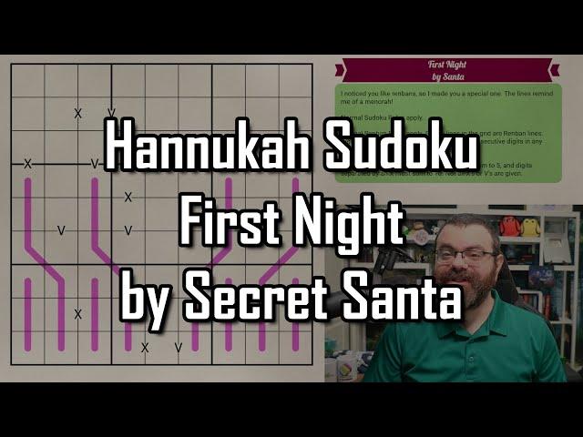 Secret Santa: Hannukah Sudoku First Night