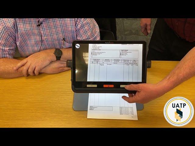 Explore 12 Portable Video Magnifier Demonstration by Karl Smith of Axis