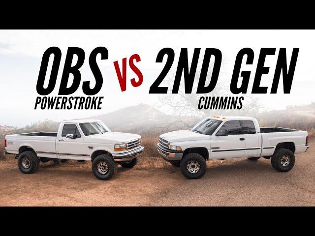 OBS Powerstroke Ford vs 2nd Gen Cummins Dodge Ram | What’s REALLY Better?