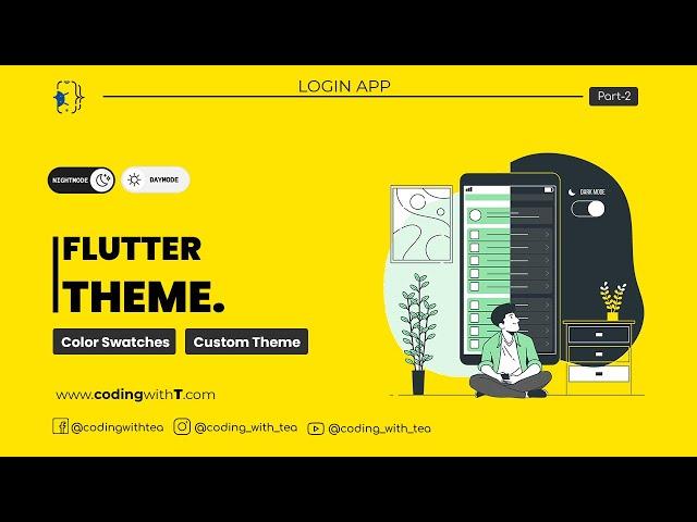 How to Setup a Custom Theme in Flutter for a Light and Dark Theme - 2023