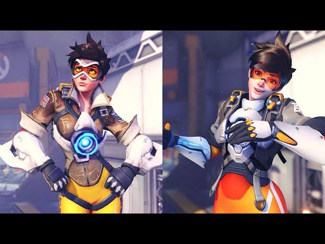 Overwatch 1 vs Overwatch 2 - Hero Select Animations