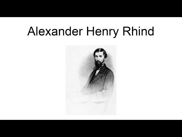 Alexander Henry Rhind